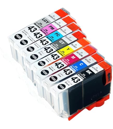 Amazon.co.jp: Canon キヤノン 純正 インクカートリッジ BCI-43